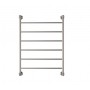 Lillian Heated Towel Rail, 600 x 808mm, Brushed Nickel 6 Bars